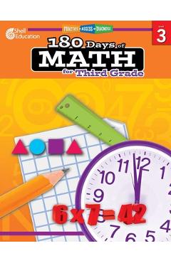 180 Days of Math for Third Grade (Grade 3): Practice, Assess, Diagnose [With CDROM] - Jodene Smith