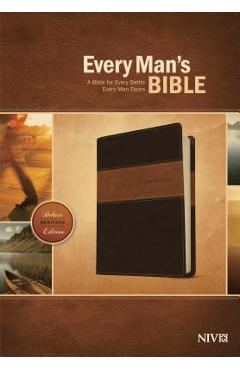 Every Man\'s Bible-NIV-Deluxe Heritage - Stephen Arterburn