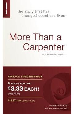 More Than a Carpenter Personal Evangelism 6pk - Josh D. Mcdowell