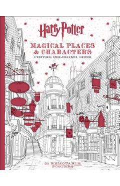 Harry Potter Magical Places & Characters Poster Coloring Book - Scholastic