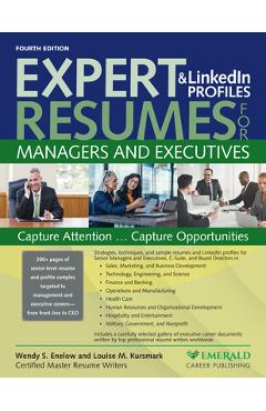 Expert Resumes and Linkedin Profiles for Managers & Executives - Wendy Enelow