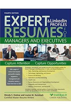 Expert Resumes and Linkedin Profiles for Managers & Executives - Wendy Enelow