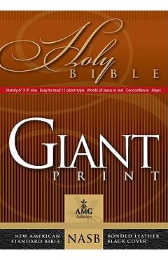 Giant Print Handy-Size Bible-NASB - Warren Patrick Baker