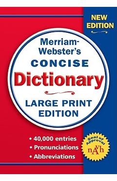 Merriam-Webster Concise Dictionary - Merriam-webster