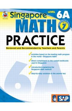 Math Practice, Grade 7: Reviewed and Recommended by Teachers and Parents - Singapore Asian Publishers