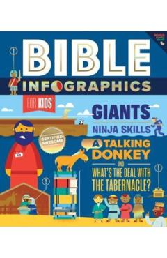 Bible Infographics for Kids: Giants, Ninja Skills, a Talking Donkey, and What's the Deal with the Tabernacle? - Harvest House Publishers