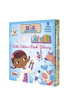 Doc McStuffins Little Golden Book Library (Disney Junior: Doc McStuffins): As Big as a Whale; Snowman Surprise; Bubble-Rific!; Boomer Gets His Bounce - Various