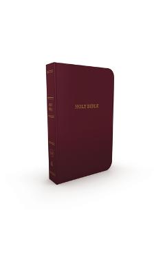 KJV, Gift and Award Bible, Imitation Leather, Burgundy, Red Letter Edition - Thomas Nelson