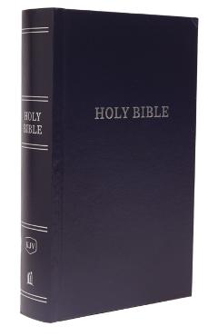 KJV, Pew Bible, Large Print, Hardcover, Blue, Red Letter Edition - Thomas Nelson