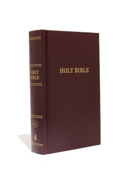 KJV, Pew Bible, Large Print, Hardcover, Burgundy, Red Letter Edition - Thomas Nelson