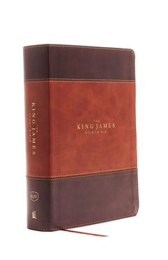 The King James Study Bible, Imitation Leather, Brown, Indexed, Full-Color Edition - Thomas Nelson