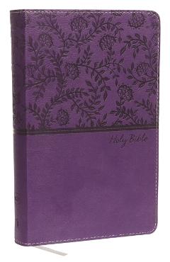 NKJV, Deluxe Gift Bible, Imitation Leather, Purple, Red Letter Edition - Thomas Nelson