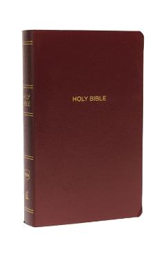 NKJV, Gift and Award Bible, Leather-Look, Burgundy, Red Letter Edition - Thomas Nelson