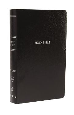 NKJV, Gift and Award Bible, Leather-Look, Black, Red Letter Edition - Thomas Nelson