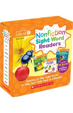 Nonfiction Sight Word Readers: Guided Reading Level D (Parent Pack): Teaches 25 Key Sight Words to Help Your Child Soar as a Reader! - Liza Charlesworth