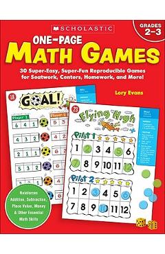 One-Page Math Games - Lory Evans