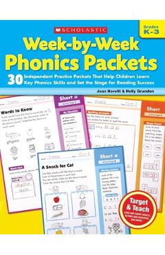 Week-By-Week Phonics Packets: Grades K-3 - Joan Novelli