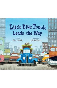 Little Blue Truck Leads the Way (Lap Board Book) - Alice Schertle