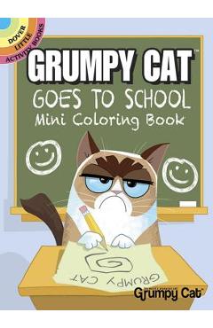 Grumpy Cat Goes to School Mini Coloring Book - John Kurtz