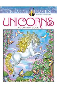 Creative Haven Unicorns Coloring Book - Marty Noble