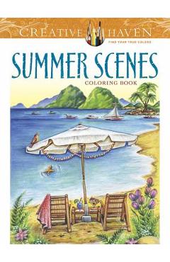 Creative Haven Summer Scenes Coloring Book - Teresa Goodridge