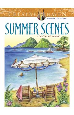 Creative Haven Summer Scenes Coloring Book - Teresa Goodridge