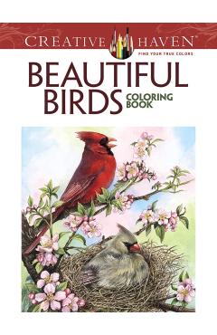 Creative Haven Beautiful Birds Coloring Book - Dot Barlowe