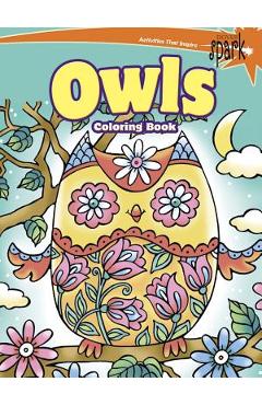 Spark Owls Coloring Book - Noelle Dahlen