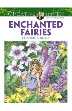 Creative Haven Enchanted Fairies Coloring Book