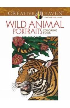 Creative Haven Wild Animal Portraits Coloring Book - Llyn Hunter