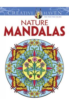 Creative Haven Nature Mandalas Coloring Book - Marty Noble