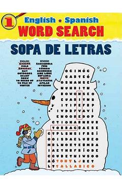 English-spanish word search sopa de letras #1 - tony j. tallarico