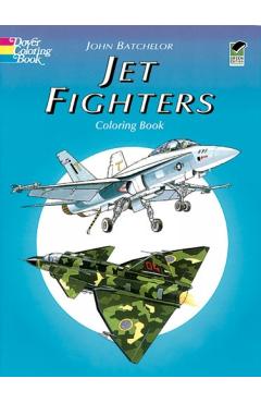 Jet Fighters Coloring Book - John Batchelor