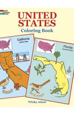 United States Coloring Book - Winky Adam