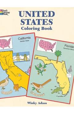 United States Coloring Book - Winky Adam