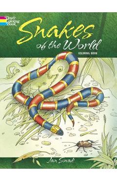 Snakes of the World Coloring Book - Jan Sovak