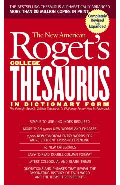 New American Roget's College Thesaurus in Dictionary Form (Revised & Updated) - Philip D. Morehead
