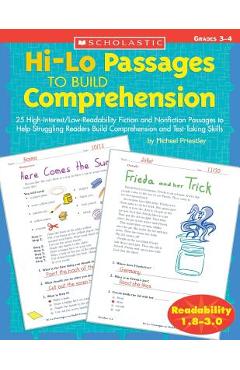 Hi-Lo Passages to Build Comprehension: Grades 3-4 - Michael Priestley
