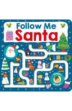Maze Book: Follow Me Santa - Roger Priddy