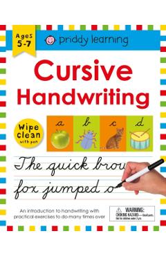 Wipe Clean Workbook: Cursive Handwriting - Roger Priddy