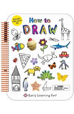 How to Draw: Includes Wipe-Clean Pen - Roger Priddy