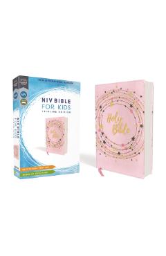 Niv, Bible for Kids, Flexcover, Pink/Gold, Red Letter Edition, Comfort Print: Thinline Edition - Zondervan
