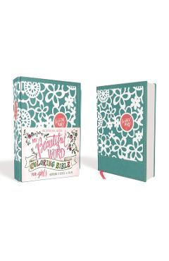 Niv, Beautiful Word Coloring Bible for Girls, Leathersoft Over Board, Teal: Hundreds of Verses to Color - Zondervan