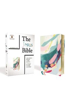 The Jesus Bible, NIV Edition, Leathersoft, Multi-Color/Teal, Comfort Print - Passion