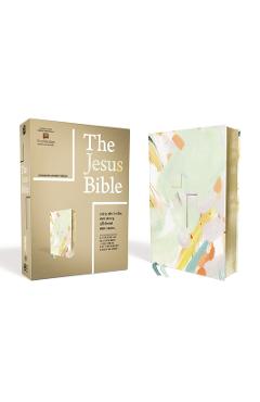 The Jesus Bible, ESV Edition, Leathersoft, Multi-Color/Teal - Passion