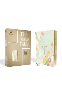 The Jesus Bible, ESV Edition, Leathersoft, Multi-Color/Teal - Passion