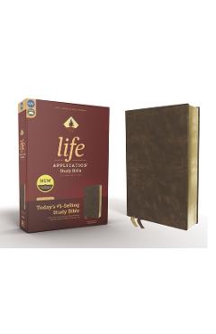 Niv, Life Application Study Bible, Third Edition, Bonded Leather, Brown, Red Letter Edition - Zondervan