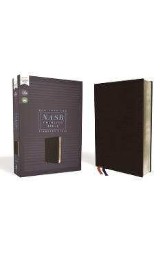 Nasb, Thinline Bible, Bonded Leather, Black, Red Letter Edition, 1995 Text, Comfort Print - Zondervan