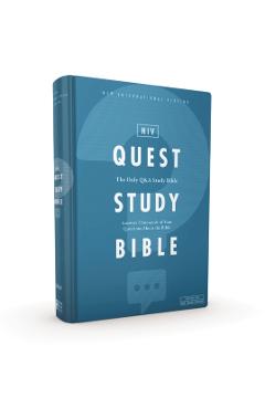 Niv, Quest Study Bible, Hardcover, Comfort Print: The Only Q and A Study Bible - Christianity Today Intl