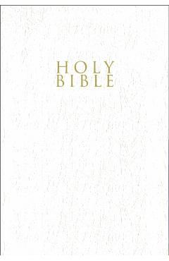 Niv, Gift and Award Bible, Leather-Look, White, Red Letter Edition, Comfort Print - Zondervan